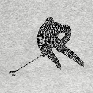 NHL - Team names typography T-Shirt